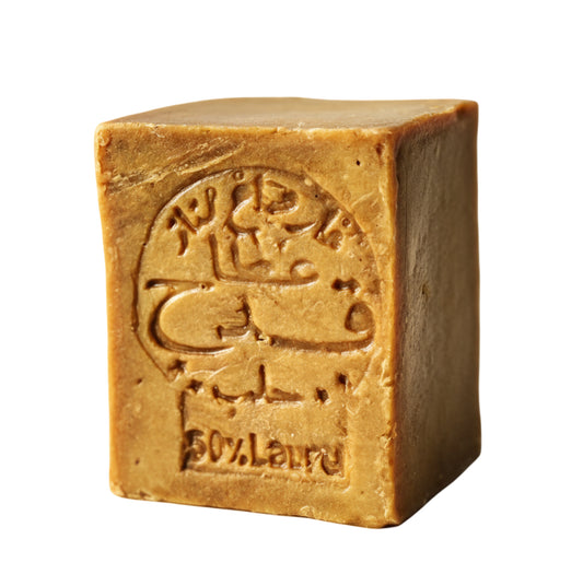 Savon d’Alep 50% Laurier – Soin naturel pour peaux mixtes et sensibles